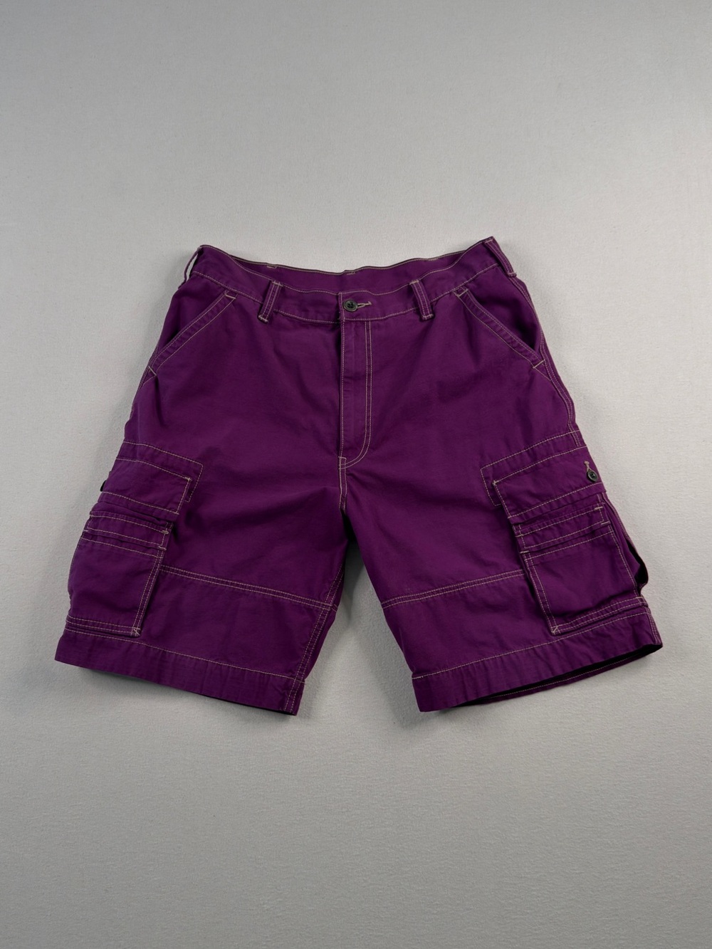 Levi’s Purple Cargo Shorts Utility Workwear Y2K Streetwear Men’s 36